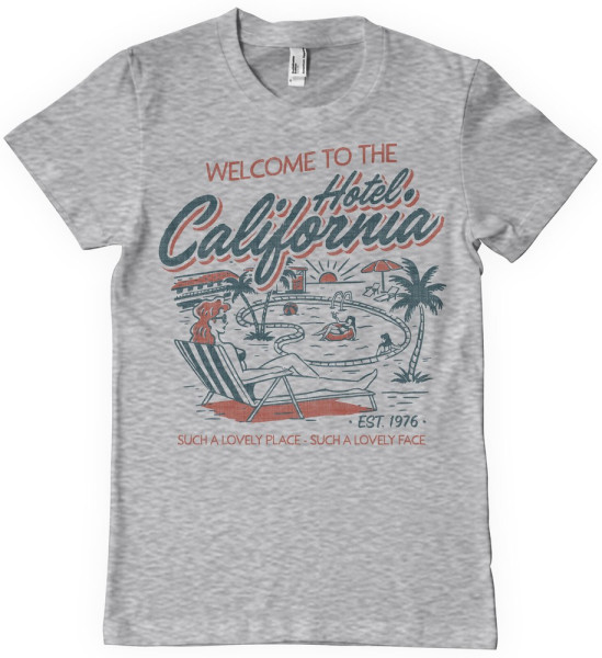 Hotel California T-Shirt Heather-Grey