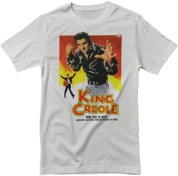 Elvis Presley King Creole Retro Movie Poster T-Shirt RD-1-ELV007-DTG