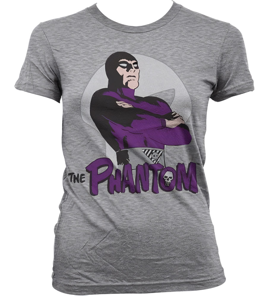 The Phantom Pose Girly T-Shirt Damen Heather-Grau - Damen