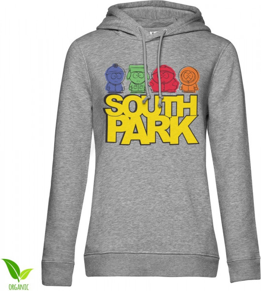 South Park Sketched Girls Hoodie Damen Heather-Grey