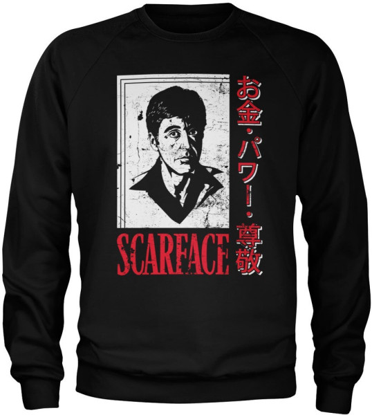 Scarface - Japanese Sweatshirt Sweatshirt Black