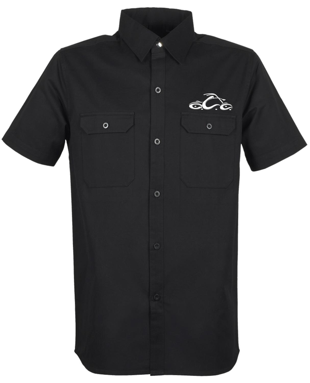 OCC Orange County Choppers Workershirt USA Glory Black Hemden