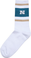 Urban Classics Socken College Team Socks Unionbeige/Bottlegreen/White Urban Classics Socken College Team Socks Unionbeige/Bottlegreen/White
