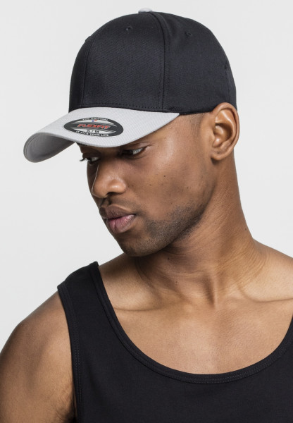 Flexfit Cap Wooly Combed 2-Tone Black/Silver