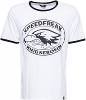 King Kerosin T-Shirt in angesagter Ringer-Optik KK5195366071 White