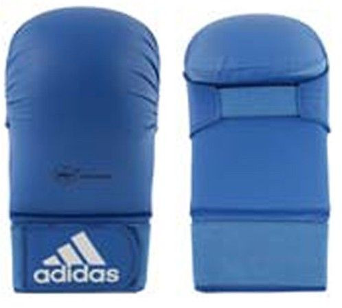 adidas WKF Karate-Handschuh ohne Daumen Blau