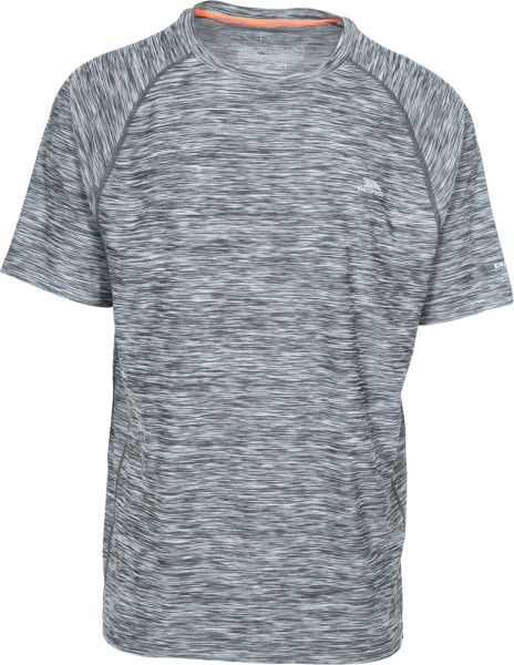 Trespass T-Shirt Gaffney - Male Active Top Tp75 Carbon Marl