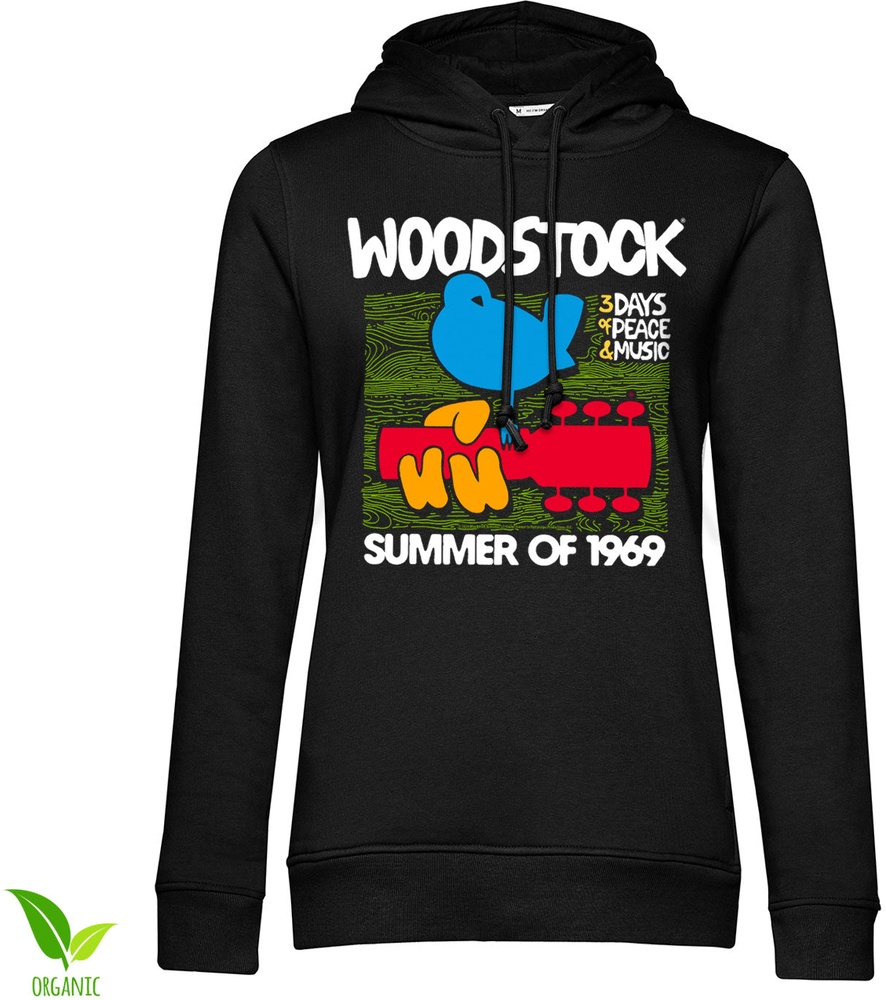 Woodstock Damen Summer Of 1969 Girly Hoodie PS-57-WSTCK004-H85-13 - Damen