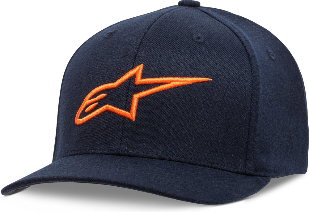 Alpinestars Cap Ageless Curve Blau/Orange - Herren / Unisex