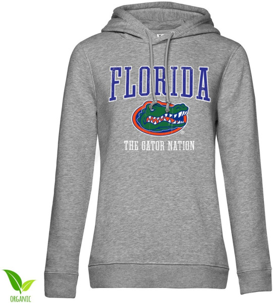 University of Florida Florida - The Gator Nation Girls Damen Hoodie Heathergrey