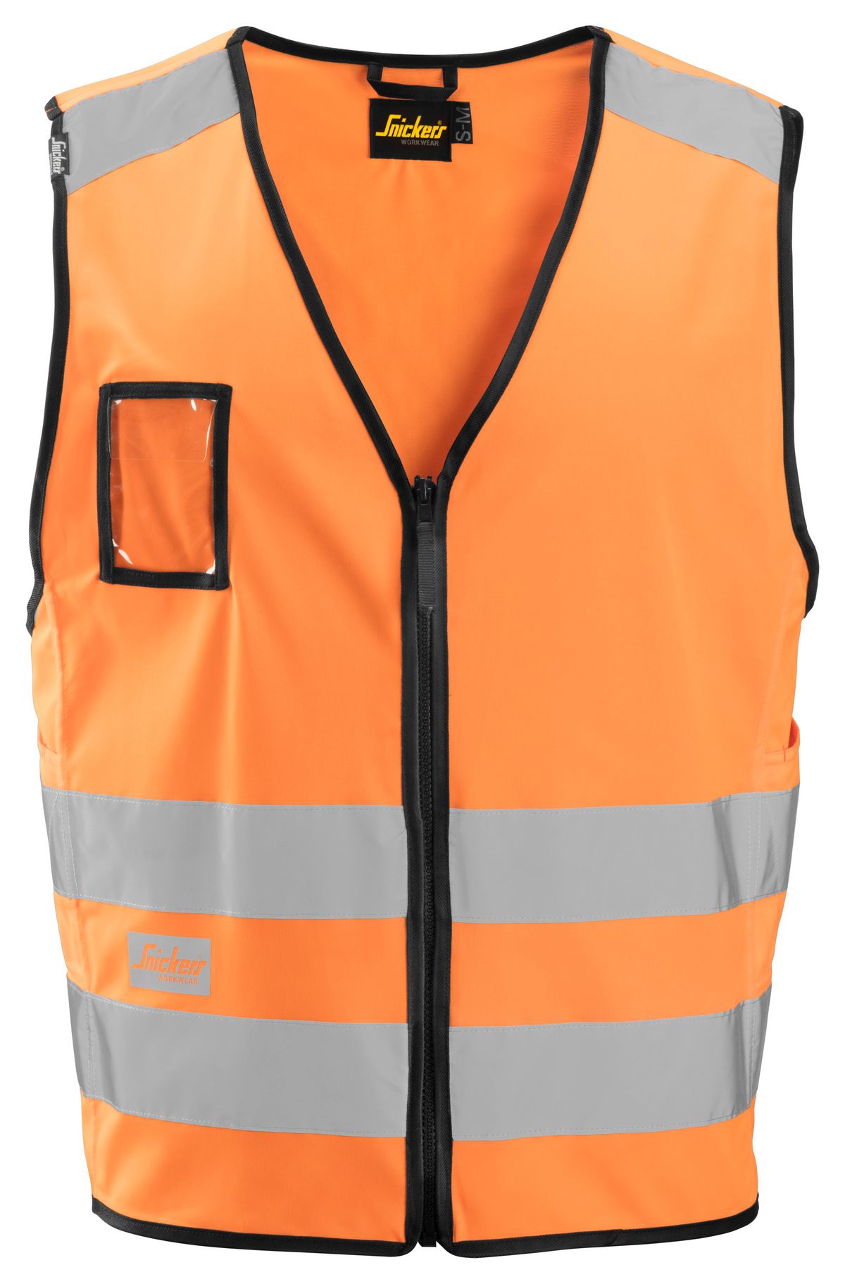 Snickers Hi-Vis Arbeitsweste, Kl. 2, EN 20471 High-Vis Orange - Herren / Unisex