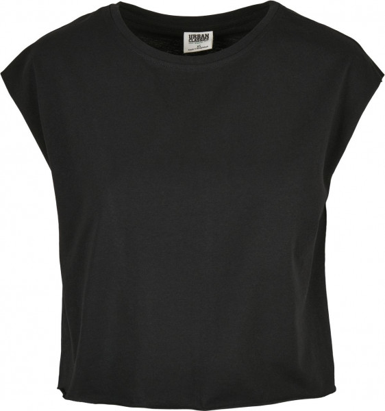 Urban Classics Damen T-Shirt Ladies Organic Short Tee Black