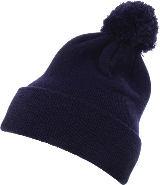 Flexfit Cuffed Pom Pom Knit Beanie