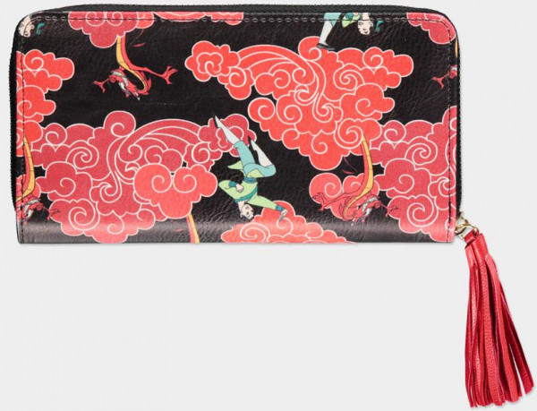 Disney Mulan Ladies Zip Around Wallet in Multicolor