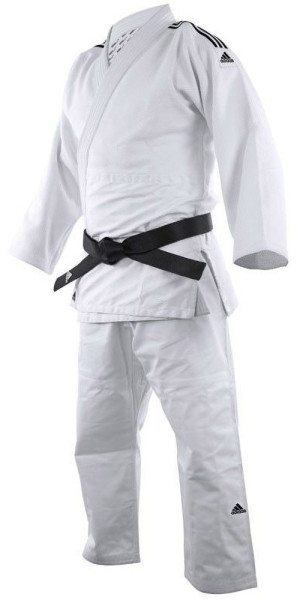 adidas Judoanzug J690 Quest Weiß/Schwarz