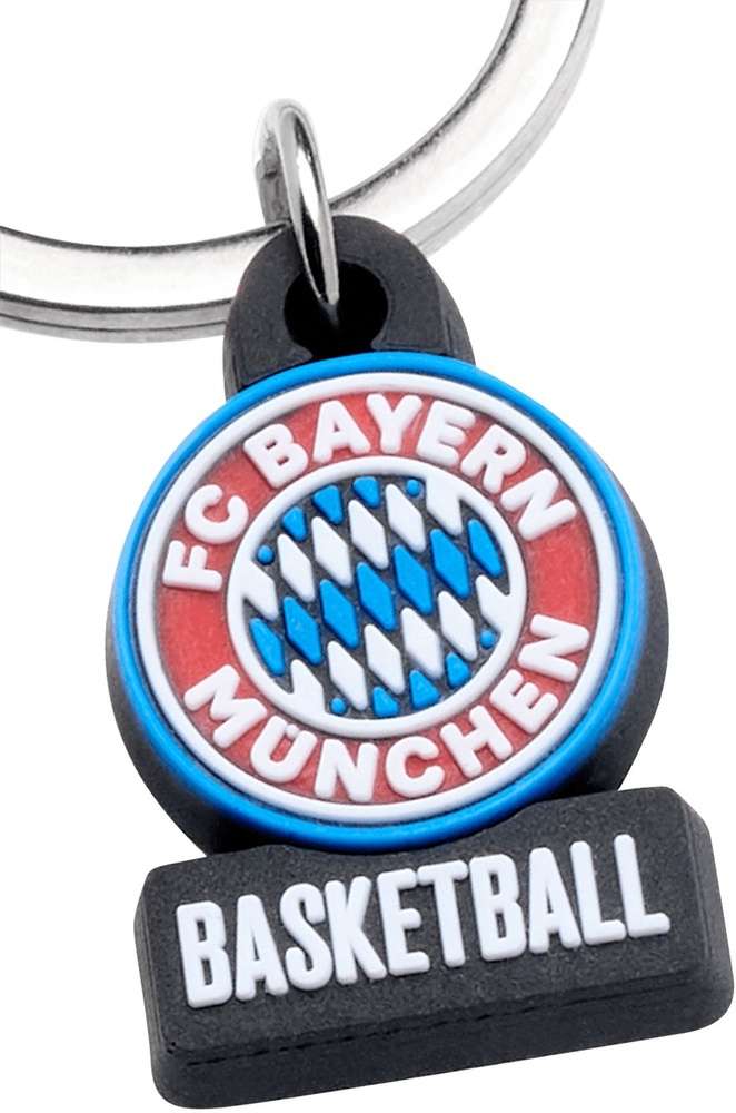 FC Bayern München Schlüsselanhänger Rekordmeister - Silber Metallic