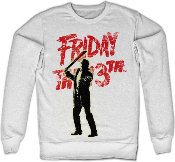Friday The 13th Jason Voorhees Sweatshirt White