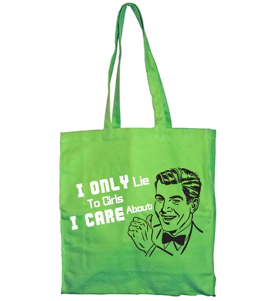 Tokigt I Only Lie To Girls Tote Bag SH-4-14035-LFH3-4 - Herren / Unisex