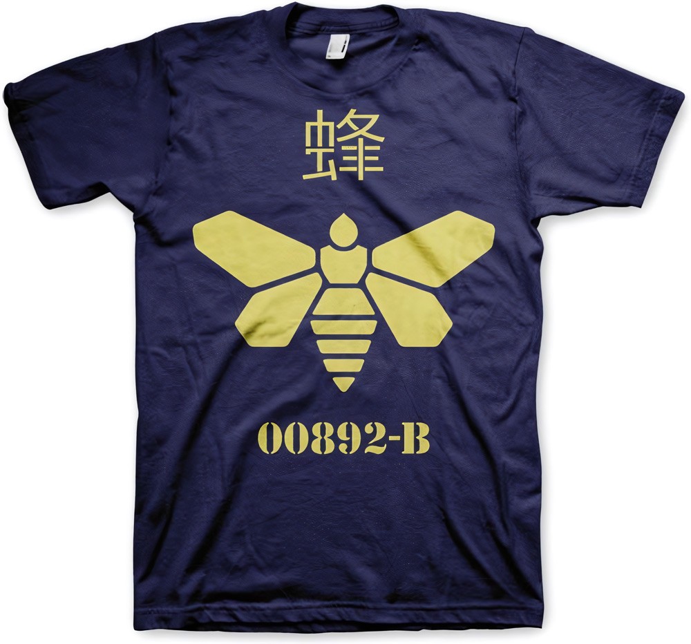 Breaking Bad Methlamine Barrel Bee T-Shirt Blau - Herren / Unisex