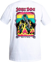 John Doe T-Shirt Snake On Fire White