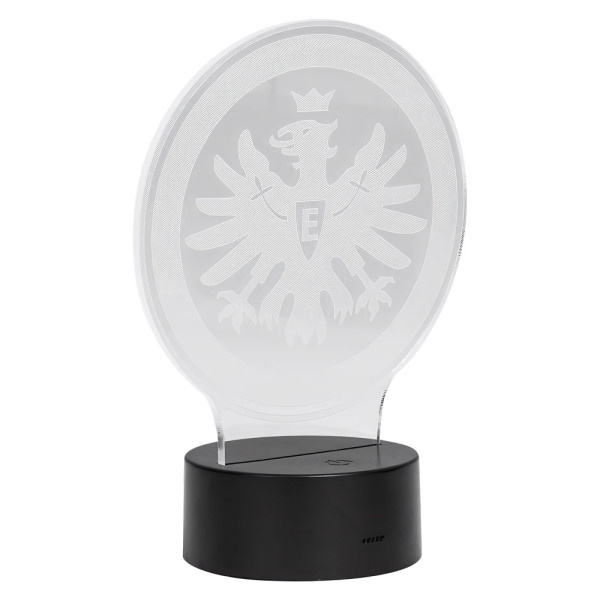 Eintracht Frankfurt LED Lampe Logo Fussball Weiß