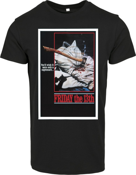 Merchcode T-Shirt Friday 13Th Poster Tee Black