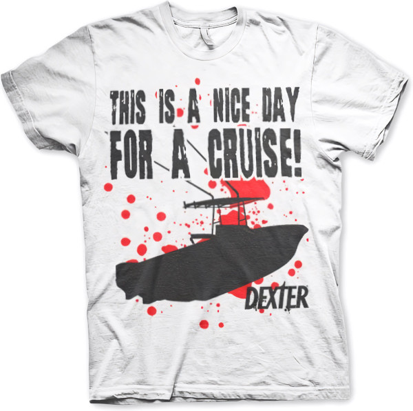 Dexter A Nice Day For A Cruise T-Shirt White