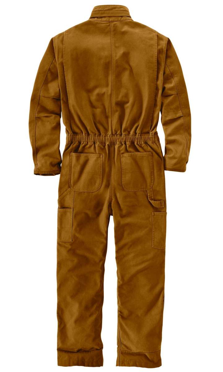 Carhartt Washed Duck Insulated Coverall Carhartt® Brown | Bibs