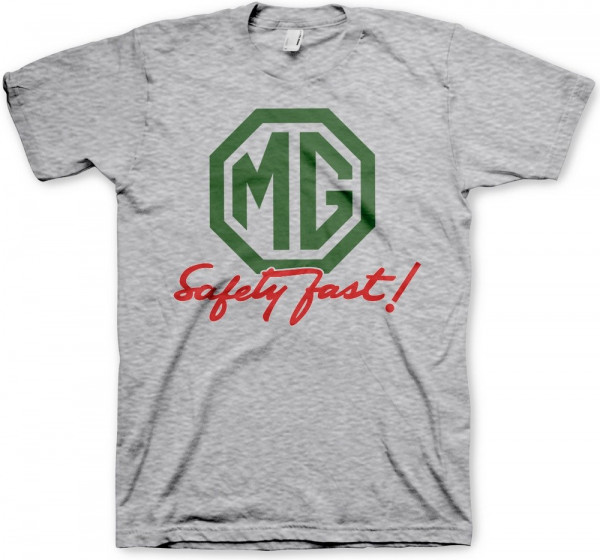 The MG Safely Fast T-Shirt Heather-Grey