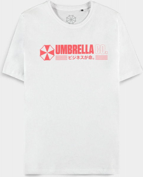 Resident Evil - Red Logo Men's Short Sleeved T-shirt White