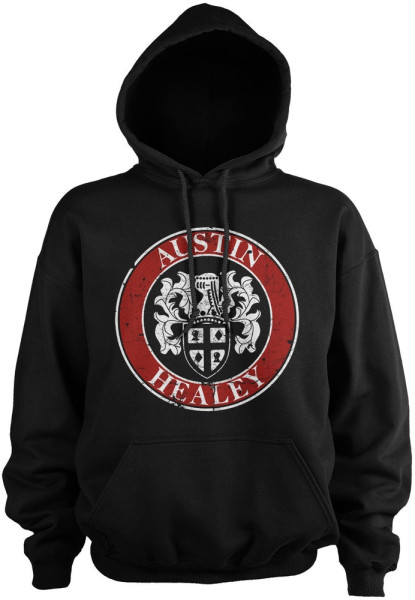 Austin Healey Distressed Hoodie Black