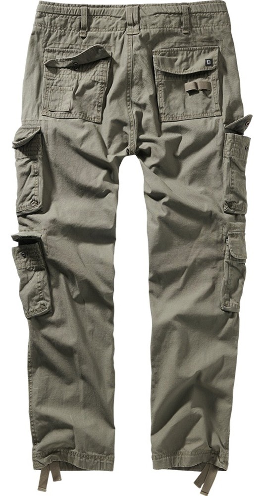 Brandit Men Pure Slim Fit Trousers Olive - Herren / Unisex