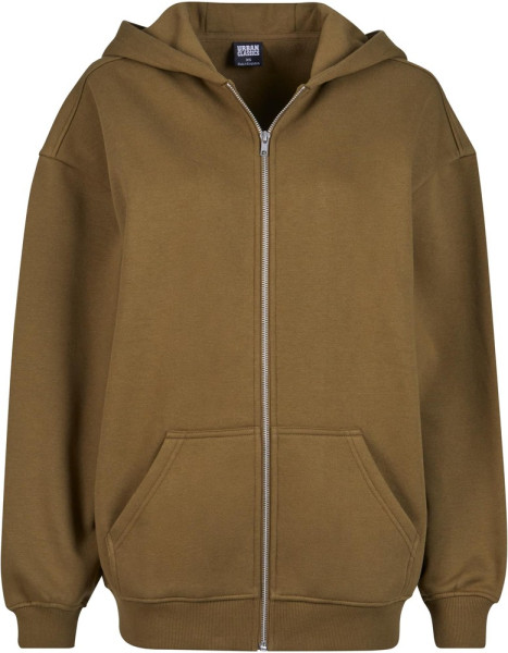 Urban Classics Damen Ladies Oversized Zip Hoody