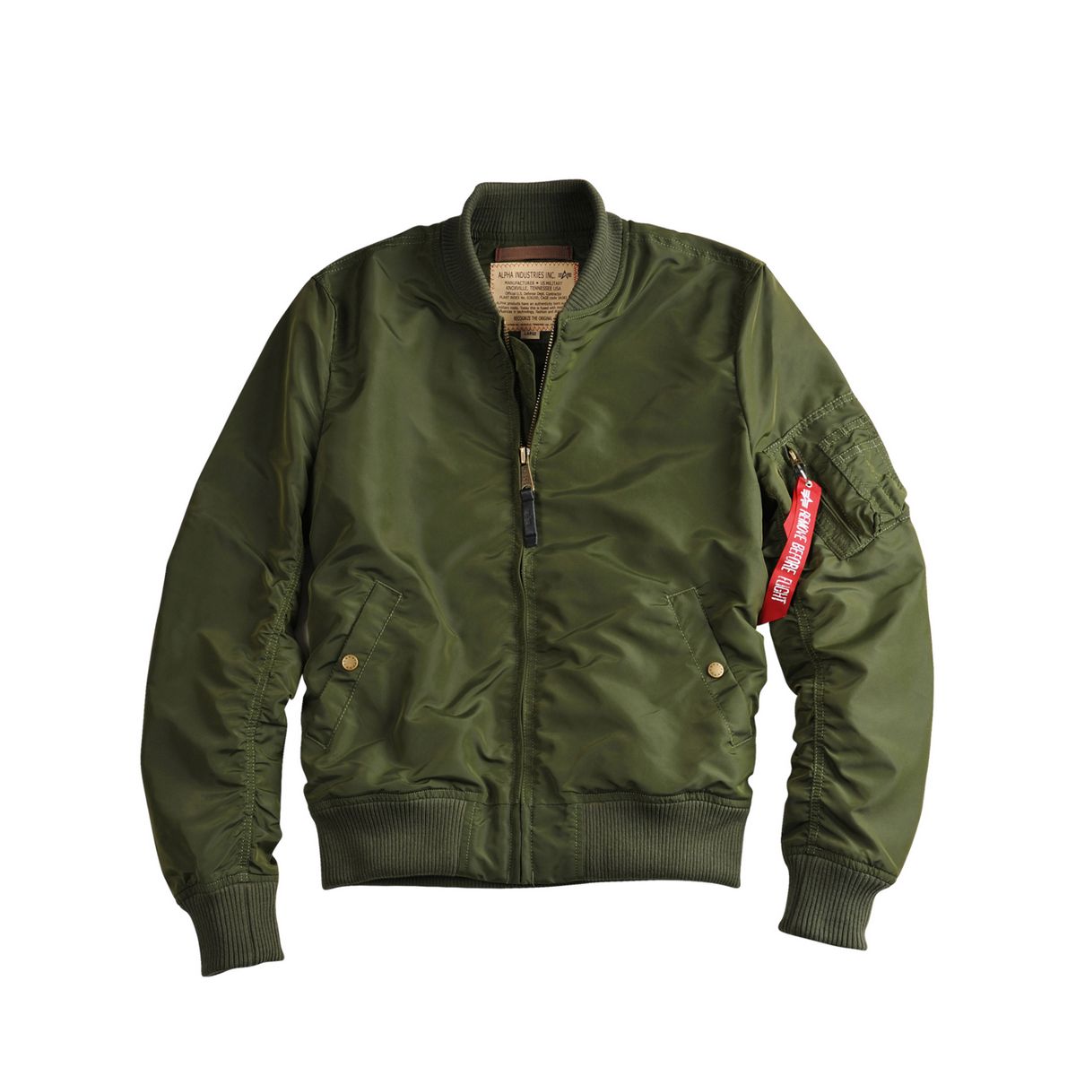 Alpha Industries Flight Jacket Men MA-1 TT Dark Green | Jackets | Men ...