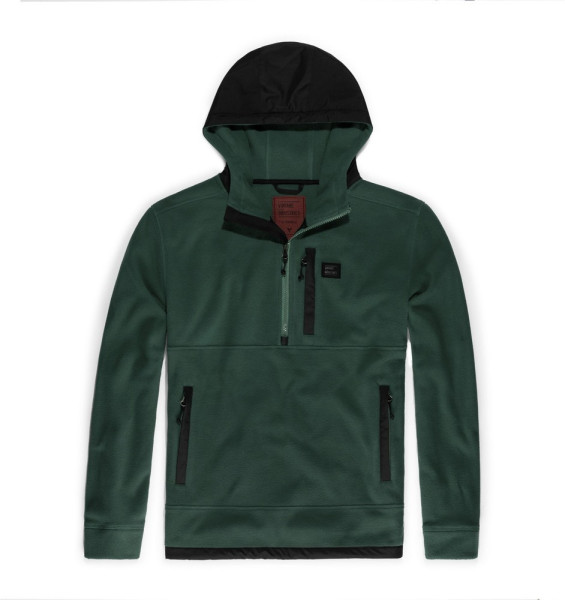 Vintage Industries Fleecepullover Vinson Hollow Fibre Fleece Fir Green