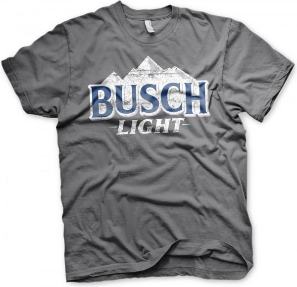 Busch Light Beer T-Shirt Dark-Grey