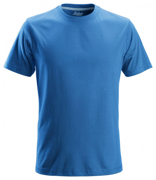 Snickers Klassisches Baumwoll T-Shirt Blau