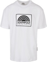 Southpole Square Logo Tee White