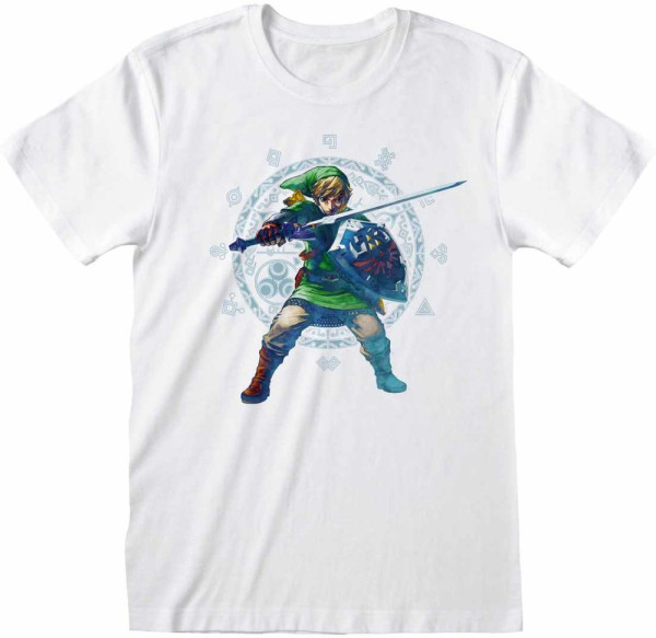 The Legend of Zelda Skyward Sword Pose (Unisex) T-Shirt White