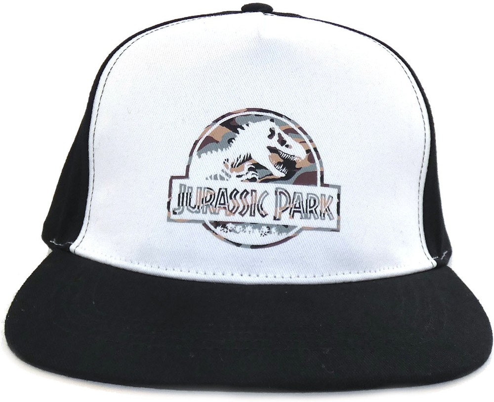 Jurassic Park - Logo (Snapback Cap) Cap Weiß - Herren / Unisex
