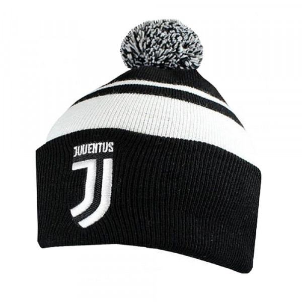 Juventus Turin Bommelmütze Fussball Serie A Black