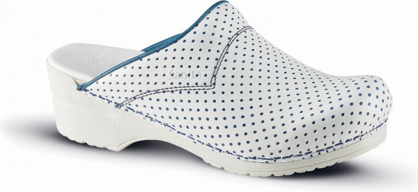 Sanita Clogs Damen Sandalen Perfo Blue