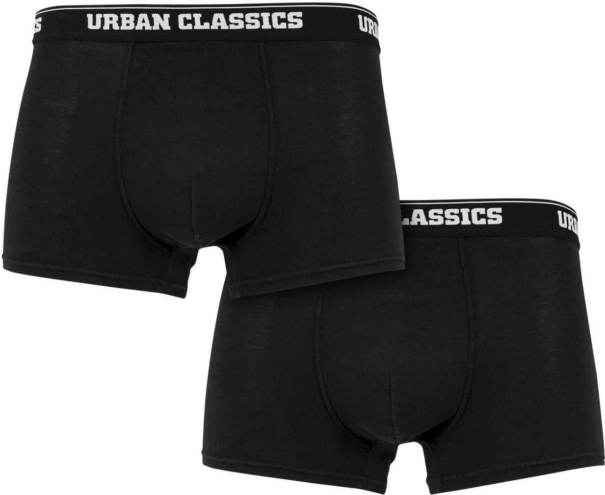 Urban Classics Boxershort Modal Boxer Shorts Double-Pack Schwarz - Herren / Unisex