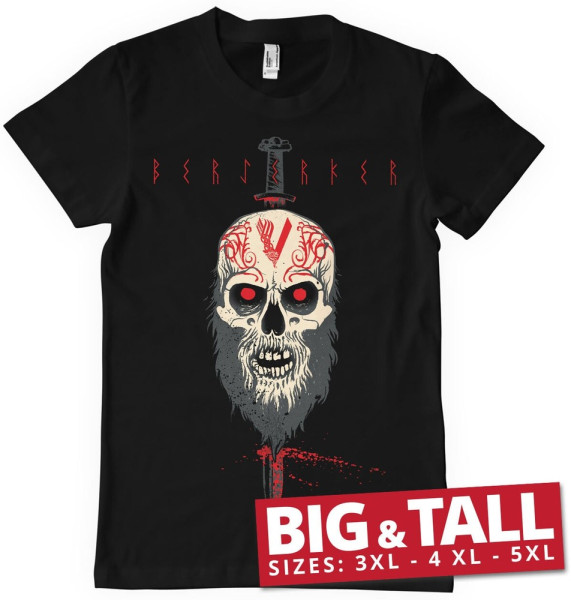 Vikings Berserker Big & Tall T-Shirt Black