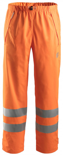 Snickers Hi-Vis wasserdichte PU Arbeits-Regenhose, Kl. 2, EN 20471, 343 High-Vis Orange