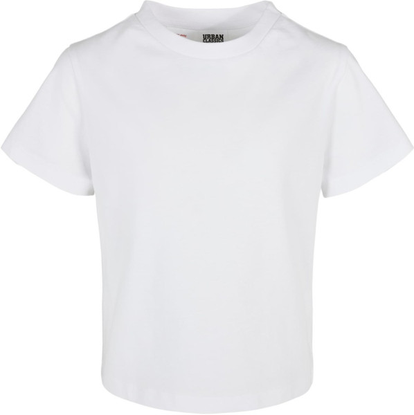 Urban Classics Mädchen T-Shirt Girls Basic Box Tee White