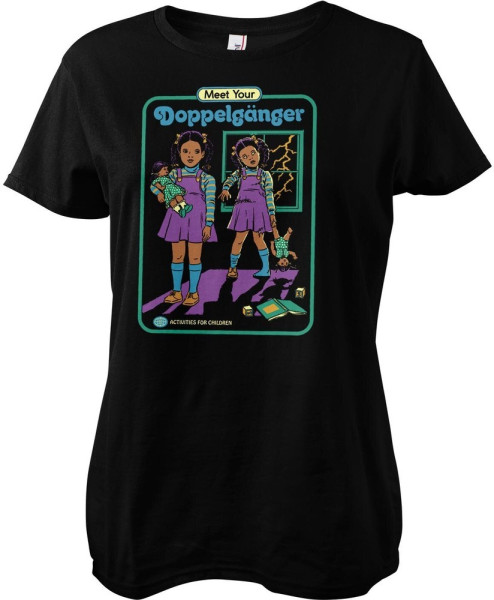 Steven Rhodes Damen Meet You Doppelgänger Girly Tee