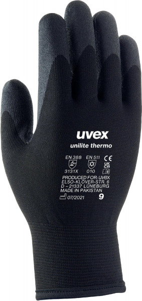 Uvex Schutzhandschuhe Unilite Thermo 60593 (60593) 10 Paar