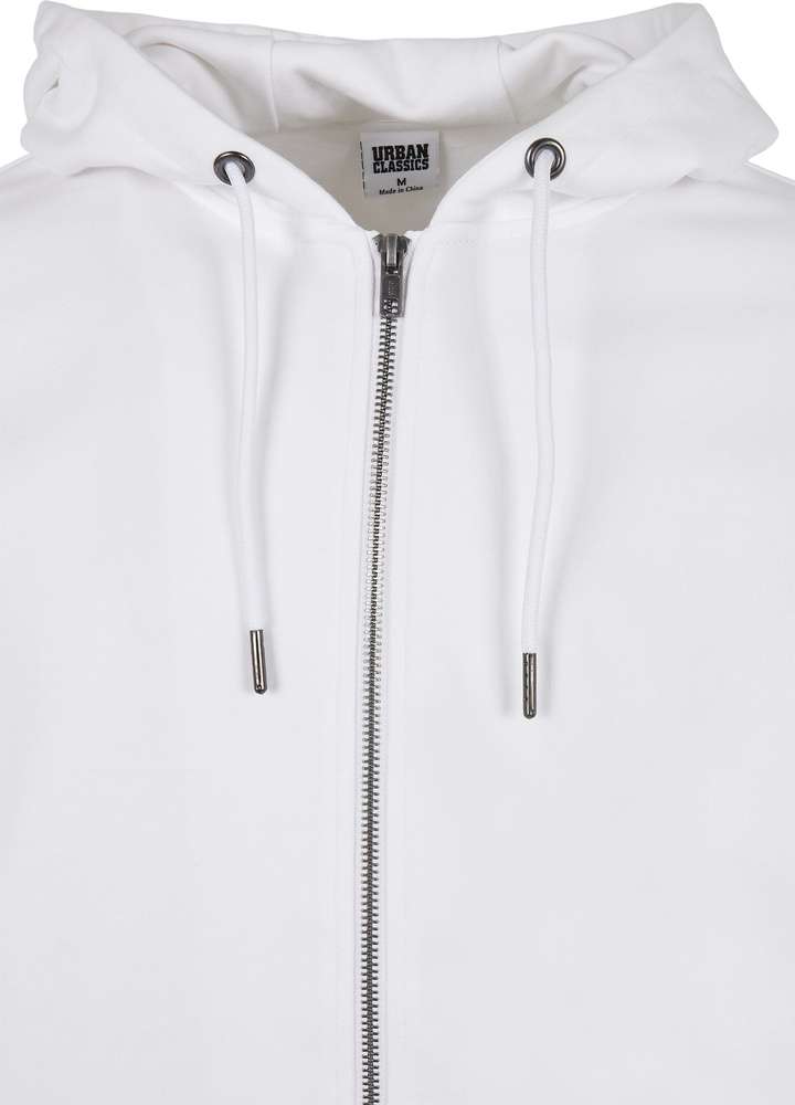 Urban Classics Basic Sweat Hoody - Lightweight White Hoodie In XXL