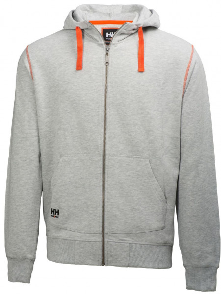 Helly Hansen Sweatshirt Oxford FZ Hoodie Grey Melange